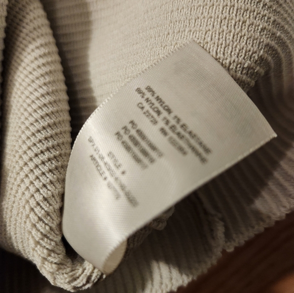 Babaton Underbust White Ribbed Dress - Picture 4 of 4